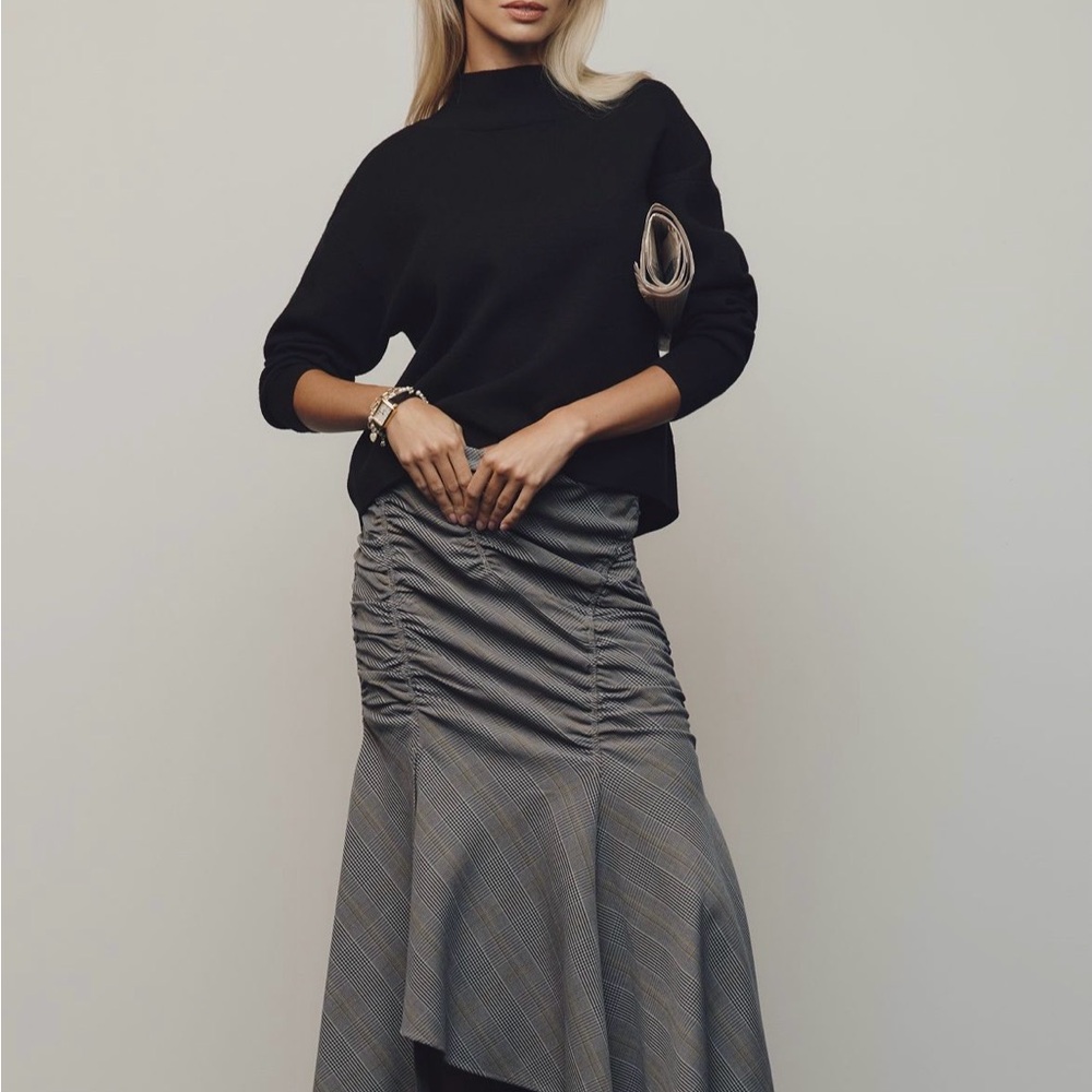 Maeve Mock Neck Sweater, Maeve Cashmere Collection for Anthropologie.